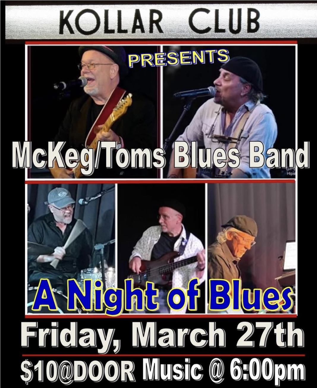 A Night of Blues flyer